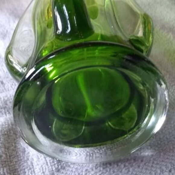 FURTHER REDUCED Vintage European Swung Glass Tall Vase c 1950s/1960s - Picture 3 of 5